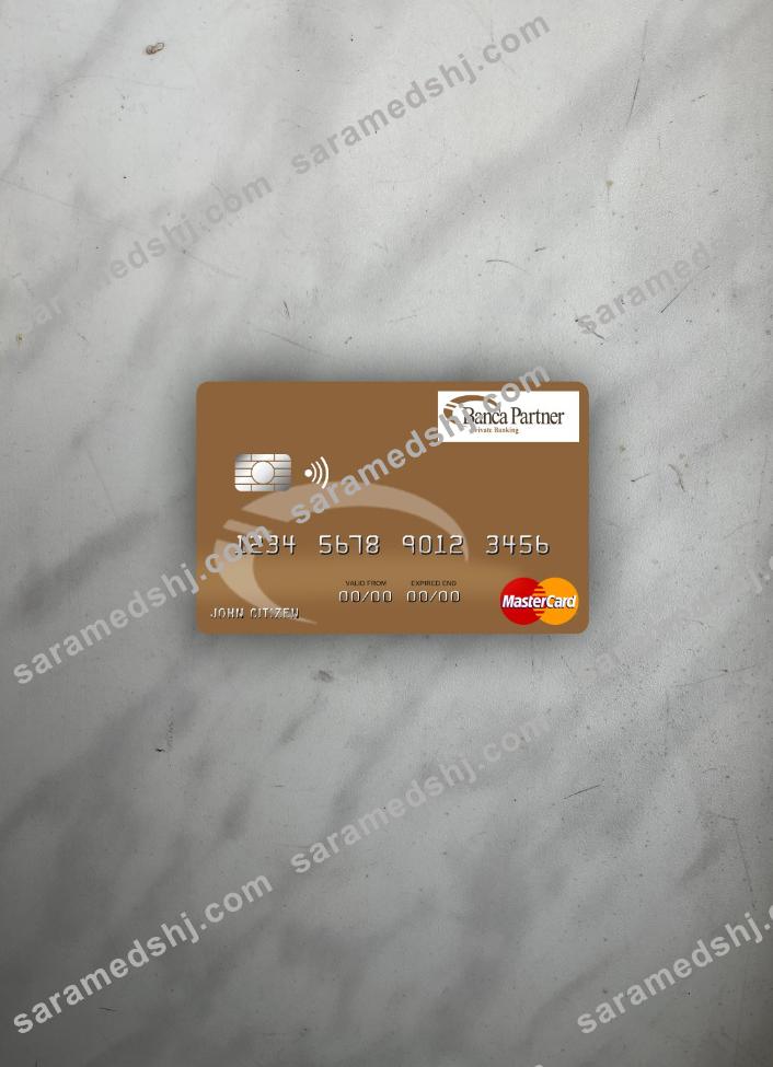 San Marino Banca Partner mastercard photolook front